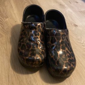 COPY - Buyer changed their mind Dankso Size 40 Animal Print Patent Leather Clogs